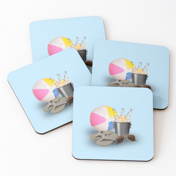 Item preview, Beer and beach ball designed and sold by Meli-moo.