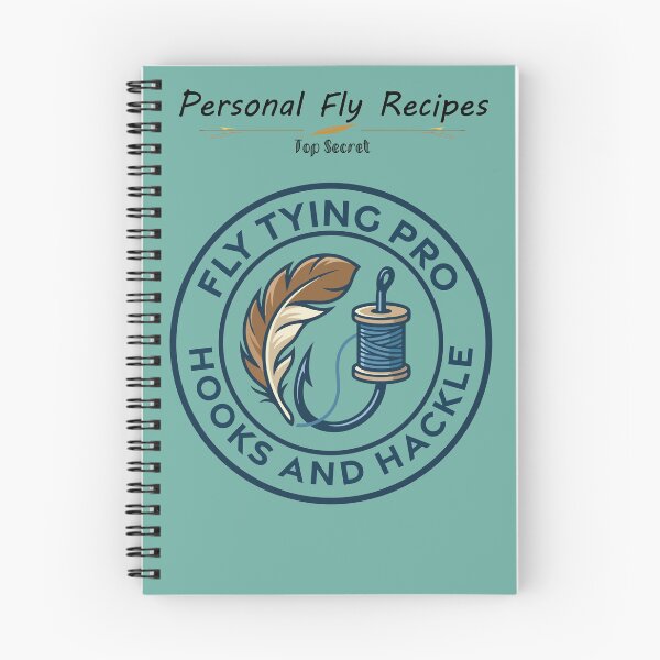 Item preview, Fly Tying Illustration logo style "Fly Tying Pro, Hooks and Hackle". designed and sold by Art-Horizon.