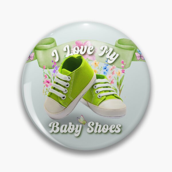 Item preview, I Love My Baby Shoes Green Sneakers Design designed and sold by AXENT Designs.