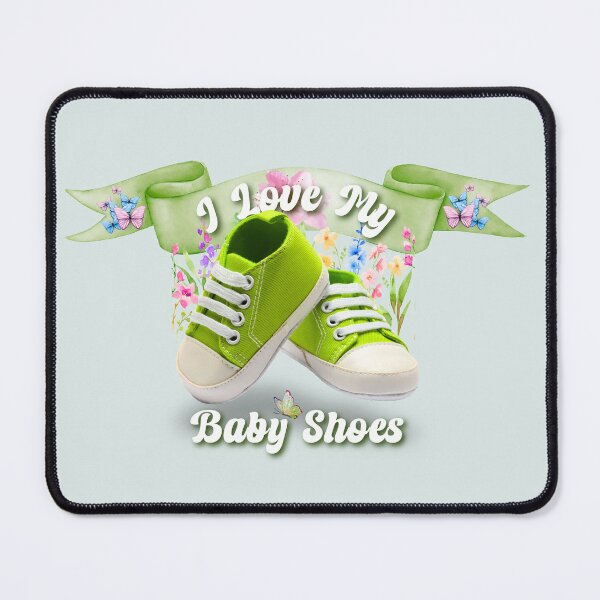 Item preview, I Love My Baby Shoes Green Sneakers Design designed and sold by AXENT Designs.