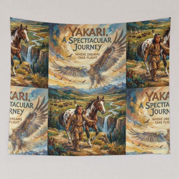 Item preview, Where Dreams Take Flight – Yakari Fine Art Print designed and sold by Art's Diner.