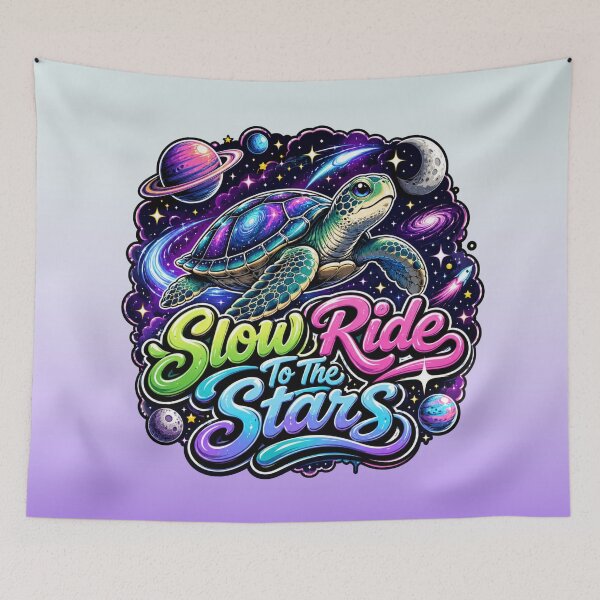 Item preview, Slow Ride To The Stars | Space Turtle designed and sold by Xpression876.