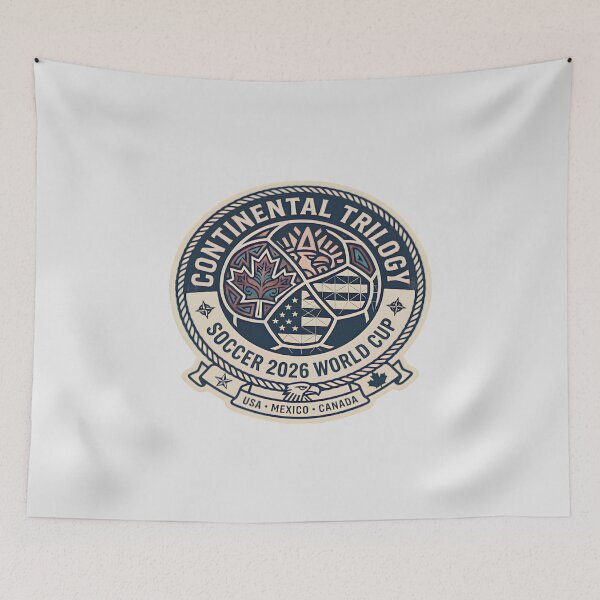 Item preview, Continental Trilogy Soccer 2026 World Cup designed and sold by Shopy-24.online.