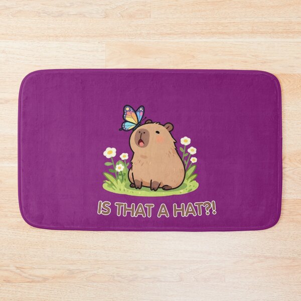 Item preview, Is That a Hat?! Funny Capybara Design designed and sold by BCapybara.