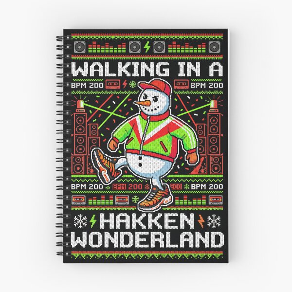 Item preview, Walking In A Hakken Wonderland Gabber Christmas designed and sold by SPAZE-Typo.