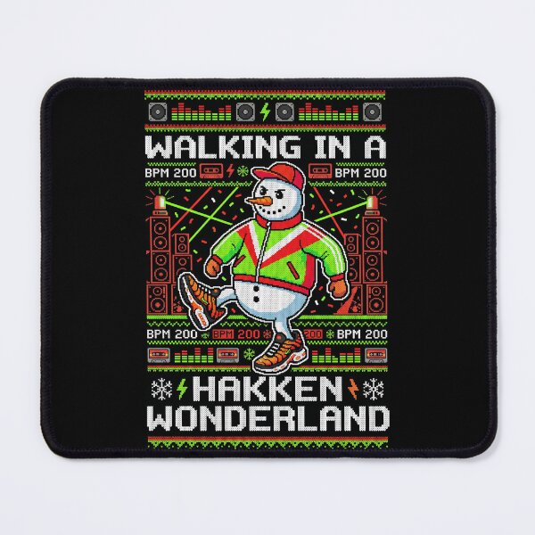 Item preview, Walking In A Hakken Wonderland Gabber Christmas designed and sold by SPAZE-Typo.