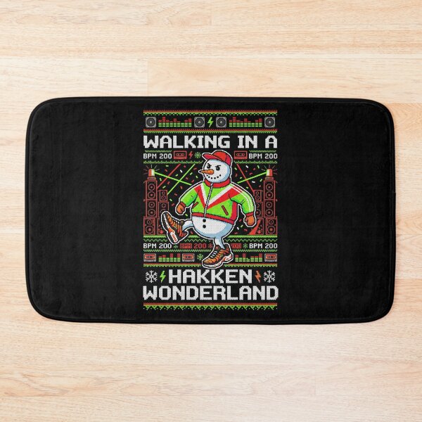 Item preview, Walking In A Hakken Wonderland Gabber Christmas designed and sold by SPAZE-Typo.