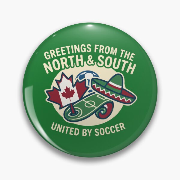 Item preview, United By Soccer Greetings From North And South designed and sold by Amir Faysal.