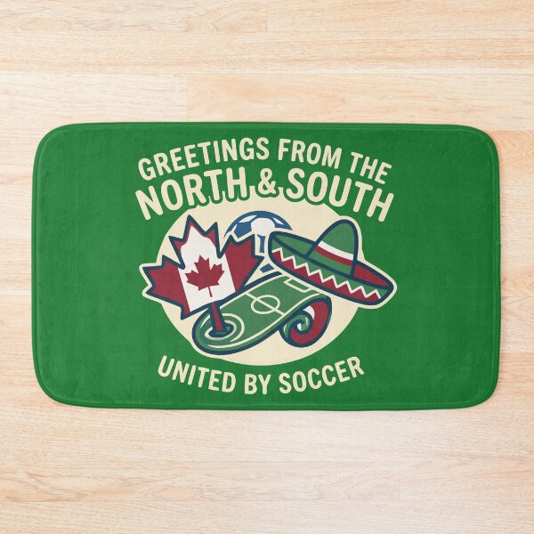 Item preview, United By Soccer Greetings From North And South designed and sold by Amir Faysal.