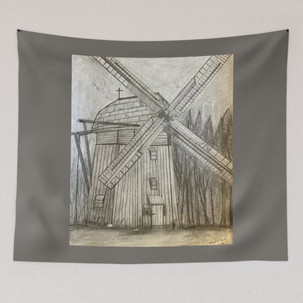 Item preview, Dutch Windmill designed and sold by Haxson37art.