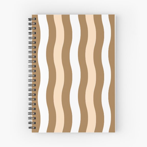 Item preview, Vertical Abstract Wavy Lines - Cream and Brown designed and sold by SMillustrations.