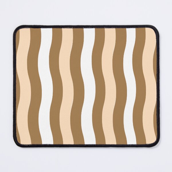 Item preview, Vertical Abstract Wavy Lines - Cream and Brown designed and sold by SMillustrations.