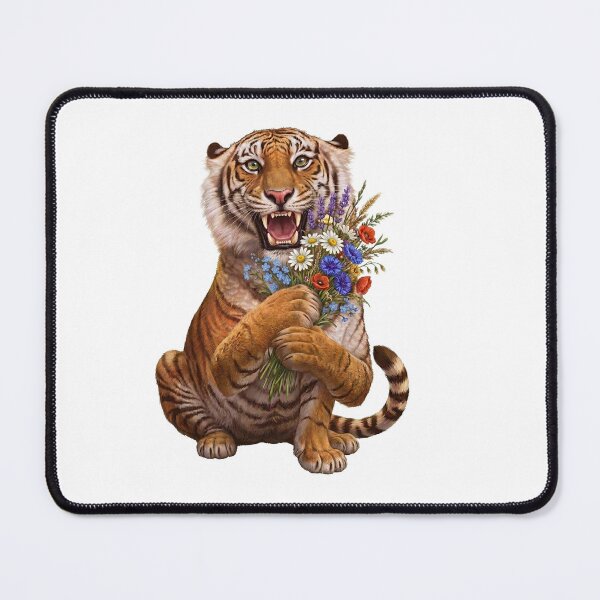 Item preview, Majestic Happy Tiger Bouquet designed and sold by TeeARTHY.