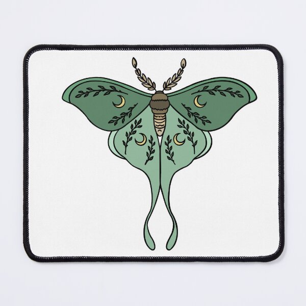 Item preview, Mint Moon Moth designed and sold by Cursed By Moonlight.