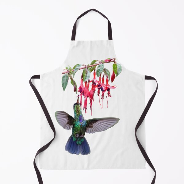 Item preview, Sipping sweet: Fiery throated hummingbird designed and sold by Rachel Lee Young - Land of the Hummingbird.