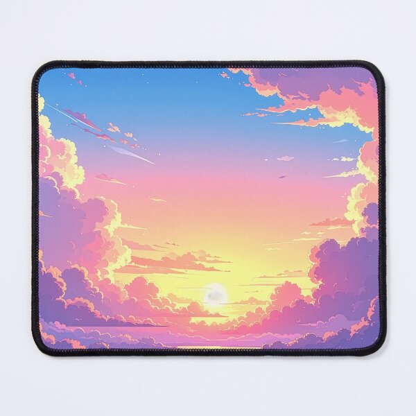 Item preview, Anime Sunset Pastel Clouds Sky designed and sold by BetweenForms.
