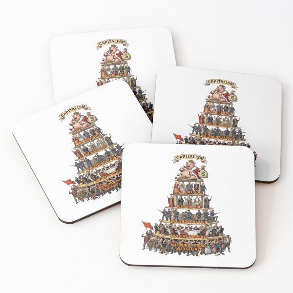 Item preview,  Pyramid of Capitalist System Satirical Vintage designed and sold by TeeARTHY.