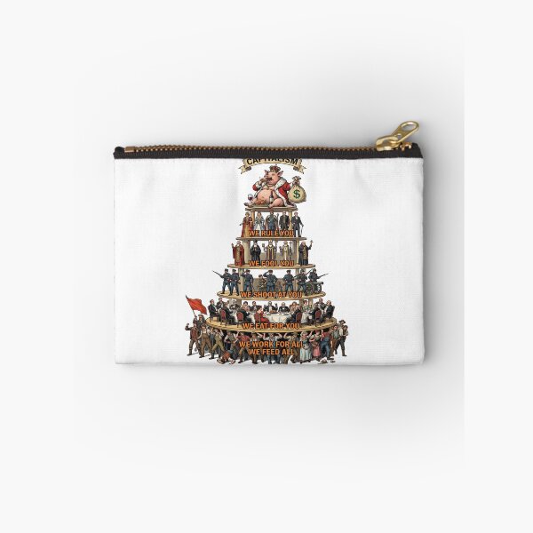 Item preview,  Pyramid of Capitalist System Satirical Vintage designed and sold by TeeARTHY.