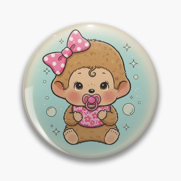 Item preview, Girl Monkey Cuteness designed and sold by GoodVibesGraphix.