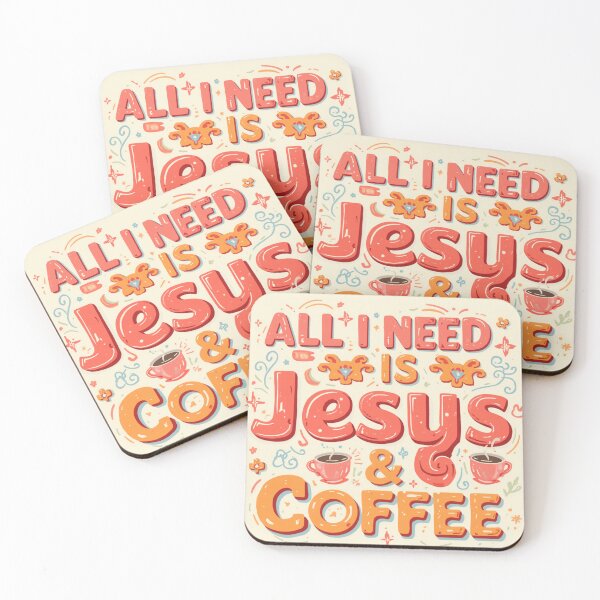 Item preview, All I Need Is Jesus & Coffee designed and sold by 8IsEnuff4Us.