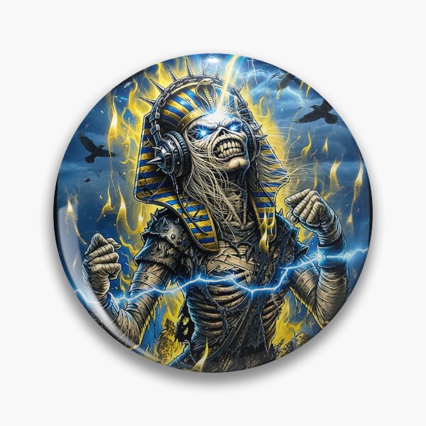 Item preview, Ancient Undead Pharaoh Lord Of Storm And Fire designed and sold by DeimosArtIntl.