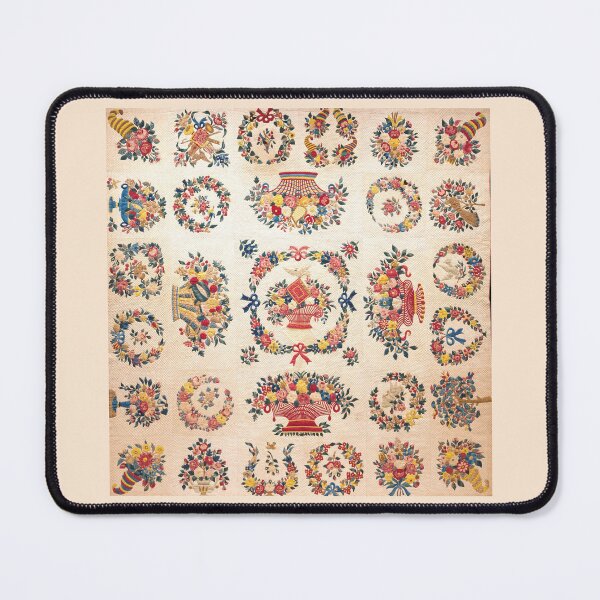 Item preview, Antique Quilt Fruit Flowers designed and sold by collageDP.