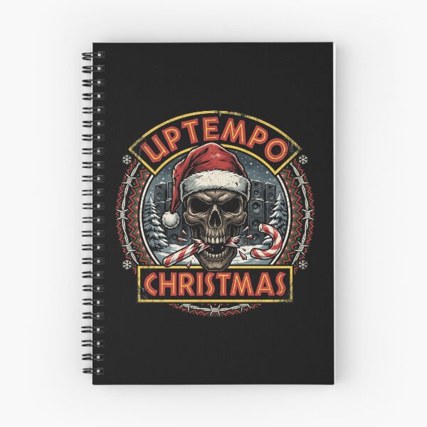 Item preview, Uptempo Hardcore Christmas Gabber Santa Skull designed and sold by SPAZE-Typo.