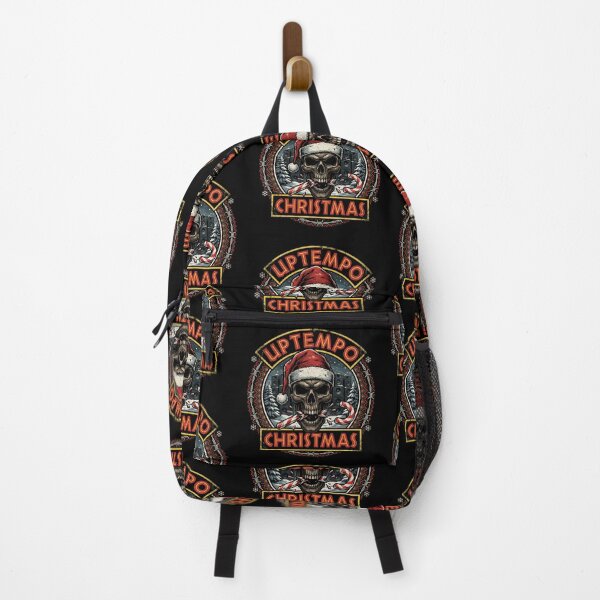 Item preview, Uptempo Hardcore Christmas Gabber Santa Skull designed and sold by SPAZE-Typo.