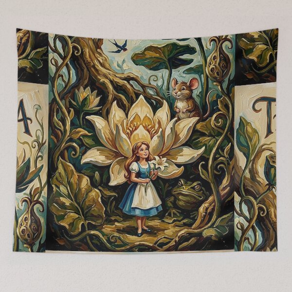 Item preview, A Journey to Find Yourself – Thumbelina Fine Art Print designed and sold by Art's Diner.