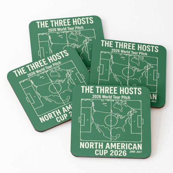 Item preview, North American Cup 2026 Three Hosts Pitch Map designed and sold by Amir Faysal.