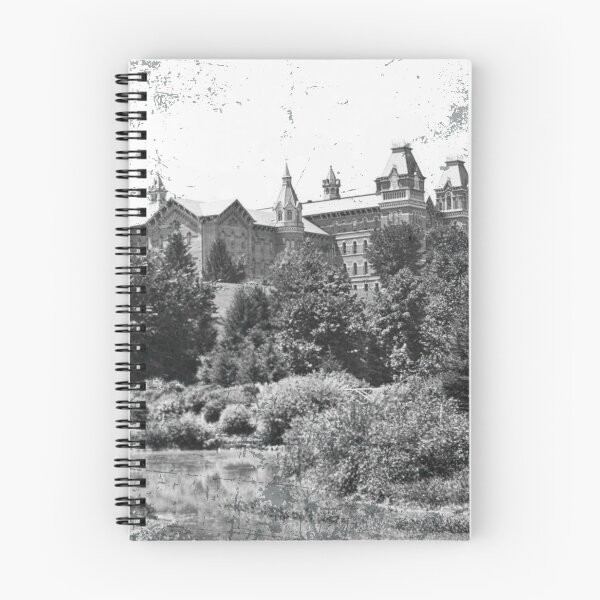 Item preview, Athens Lunatic Asylum Worn Out Photograph designed and sold by GhostlyWorld.