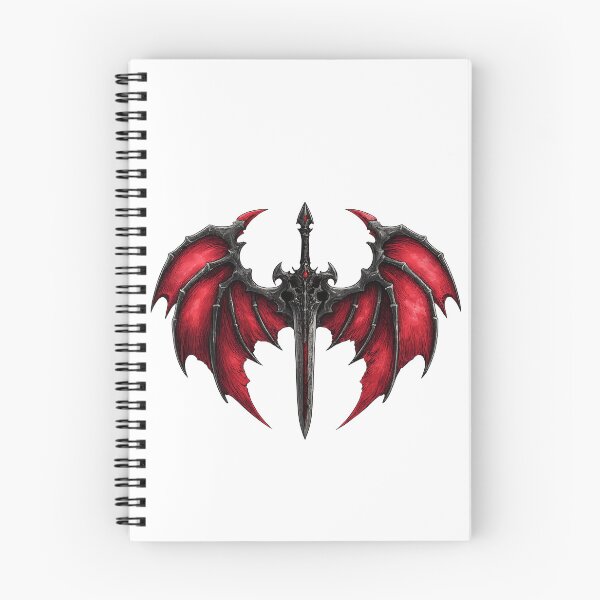 Item preview, Dark Dragon Wing Sword Fantasy Tattoo Style Art designed and sold by Dinaelsherkawy.