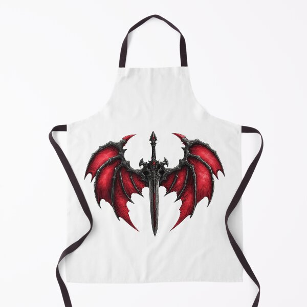 Item preview, Dark Dragon Wing Sword Fantasy Tattoo Style Art designed and sold by Dinaelsherkawy.