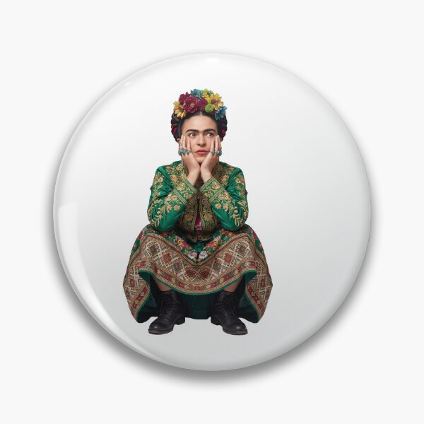 Item preview, Frida Kahlo Green Dress Portrait designed and sold by TeeARTHY.