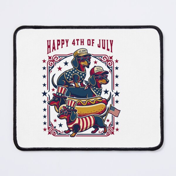 Item preview, Happy 4th Of July Dachshund designed and sold by TeeARTHY.