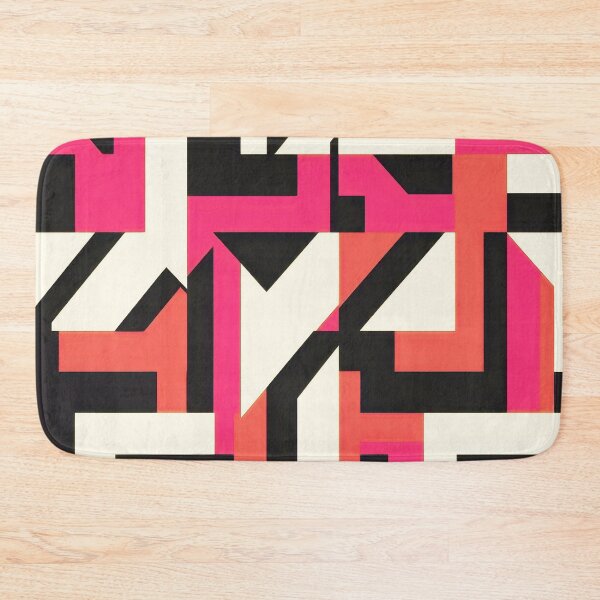 Item preview, Geometric Abstract Designs in Pink, White, And Black designed and sold by DEC02.