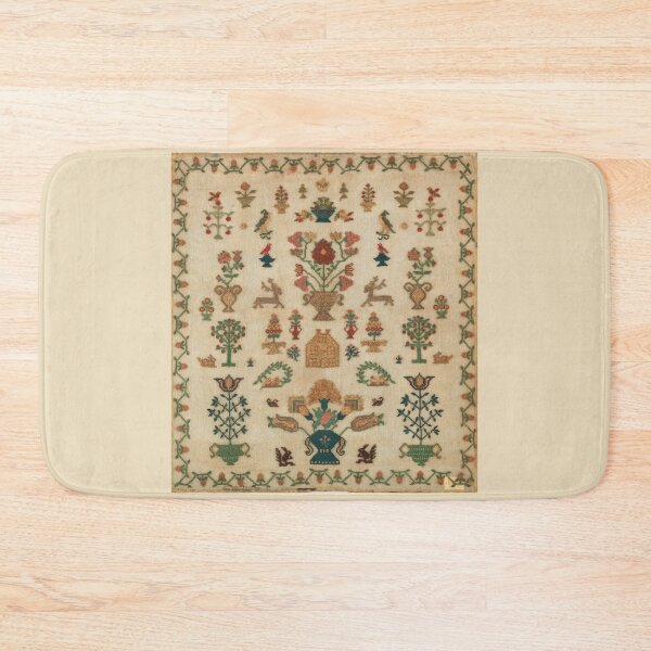 Item preview, Antique Sampler Deer designed and sold by collageDP.