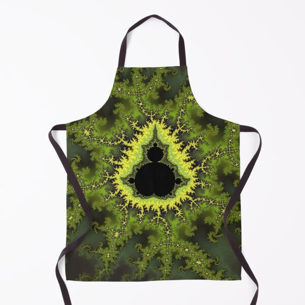 Item preview, Mandelbrot Fractal Zoom Lime Green Mathematical Art designed and sold by pinkal.