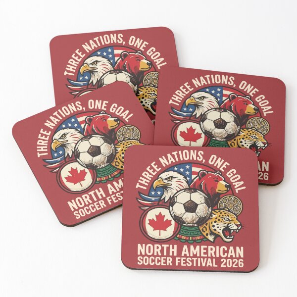 Item preview, North American Soccer Festival 2026 Three Nations designed and sold by Amir Faysal.
