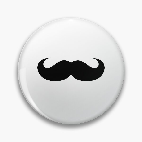 Item preview, Minimalist Curled Mustache – Elegant Vibe, Unique designed and sold by villacreativa.