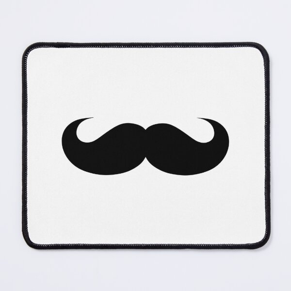 Item preview, Minimalist Curled Mustache – Elegant Vibe, Unique designed and sold by villacreativa.