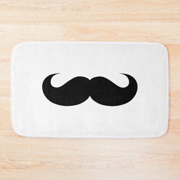 Item preview, Minimalist Curled Mustache – Elegant Vibe, Unique designed and sold by villacreativa.
