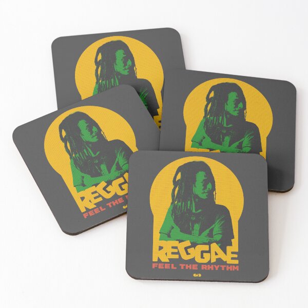 Item preview, Reggae Feel The Rhythm | Retro Halftone Music Graphic Tee | Reggae Lover Dreadlocks Vintage Shirt designed and sold by Decorador de Corazones.