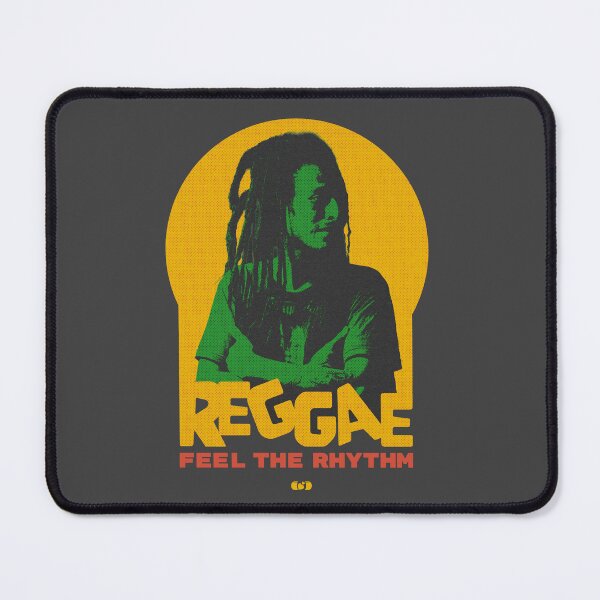 Item preview, Reggae Feel The Rhythm | Retro Halftone Music Graphic Tee | Reggae Lover Dreadlocks Vintage Shirt designed and sold by Decorador de Corazones.
