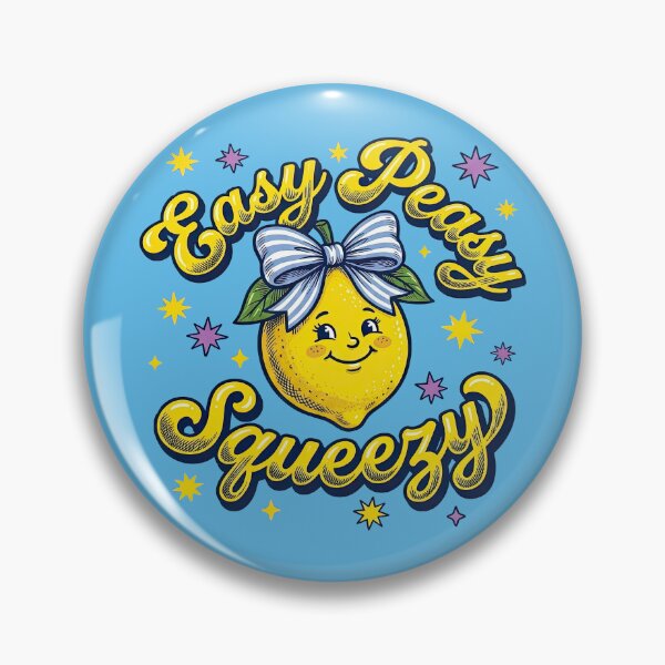 Item preview, Easy Peasy Lemon Squeezy Retro designed and sold by TeeARTHY.