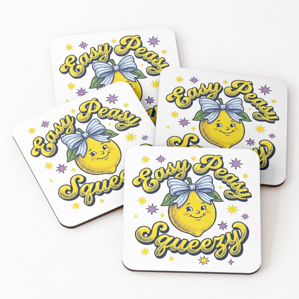 Item preview, Easy Peasy Lemon Squeezy Retro designed and sold by TeeARTHY.