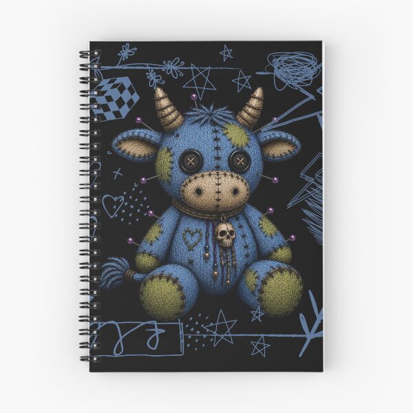 Item preview, Dark Kawaii Voodoo Bull - Black Version designed and sold by CaylaTay.