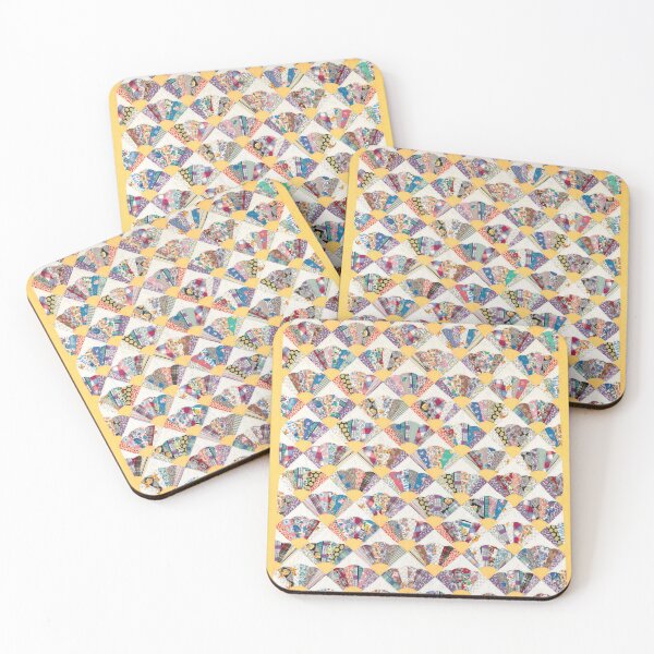 Item preview, Vintage Quilt Fanny's Fan designed and sold by collageDP.