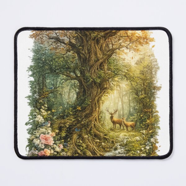 Item preview, Enchanted Forest Ancient Tree Nature Art designed and sold by VØRX.