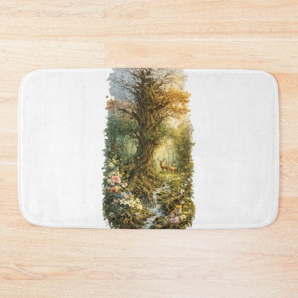 Item preview, Enchanted Forest Ancient Tree Nature Art designed and sold by VØRX.